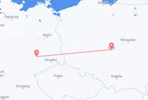 Flyreiser fra Leipzig, Tyskland til Lodz, Polen