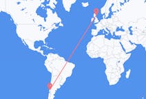 Flyreiser fra Osorno, Chile til Aberdeen, Skottland