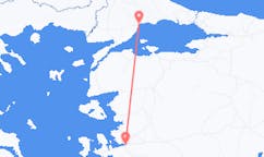 Flyreiser fra Izmir, Tyrkia til Süleymanpaşa, Tyrkia