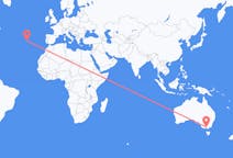 Flyreiser fra Melbourne, til Terceira