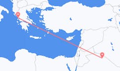 Loty z Arar, Arabia Saudyjska do Prewezy, Grecja