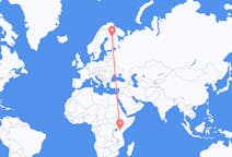 Flights from Nairobi, Kenya to Kuusamo, Finland