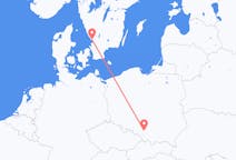 Flights from Halmstad, Sweden to Katowice, Poland