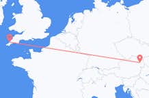 Flyreiser fra Newquay, England til Vienna, Østerrike