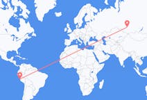 Flights from Lima, Peru to Kemerovo, Russia