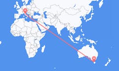 Flights from Devonport, Australia to Perugia, Italy