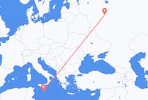 Vols de Moscou, Russie pour Valletta, Malte