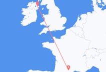 Flyrejser fra Castres, Frankrig til Belfast, Nordirland