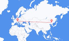 Flyreiser fra Changchun, Kina til Bolzano, Italia
