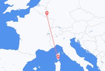 Vluchten van Figari naar Luxemburg
