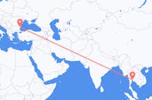 Flyreiser fra Bangkok, til Varna