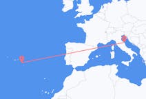 Flights from Ancona, Italy to Ponta Delgada, Portugal