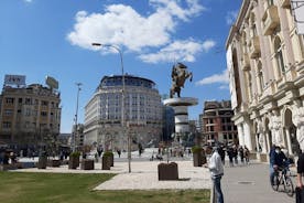 Skopje Gamle og Nye Private Halv Dagstur