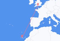 Flyreiser fra Bournemouth, England til Santa Cruz de Tenerife, Spania