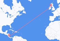 Flyreiser fra San José, Costa Rica til Belfast, Nord-Irland