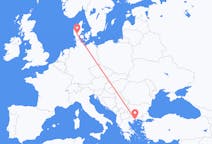 Flights from Billund, Denmark to Kavala, Greece