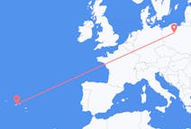 Flights from São Jorge Island, Portugal to Bydgoszcz, Poland