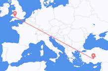 Flyrejser fra Konya til Cardiff