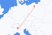 Flights from Milan, Italy to Bydgoszcz, Poland
