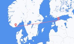 Flights from Kristiansand to Tallinn