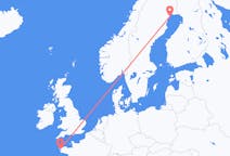 Flights from Brest, France to Luleå, Sweden
