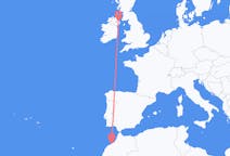 出发地 摩洛哥卡薩布蘭卡前往北爱尔兰的贝尔法斯特的航班