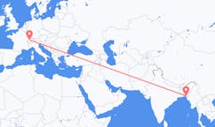 Flyg från Chittagong, Bangladesh till Bern, Schweiz
