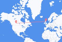 Flyreiser fra Lloydminster, Canada til Aberdeen, Skottland