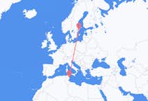 Loty z Monastir, Tunezja do Sztokholmu, Szwecja