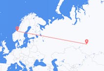 Flights from Tomsk, Russia to Trondheim, Norway