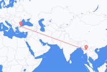 Flyg från Loikaw (regionhuvudort i Burma), Myanmar (Burma) till Istanbul, Turkiet