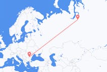 Flights from Novy Urengoy, Russia to Bucharest, Romania