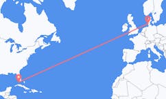Flyreiser fra Key West, USA til Westerland, Tyskland
