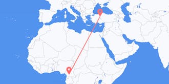 Flyreiser fra Kamerun til Tyrkia