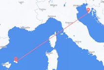 Flüge von Menorca, Spanien nach Pula, Kroatien