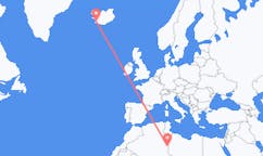 出发地 阿尔及利亚出发地 在阿梅纳斯目的地 冰岛雷克雅未克的航班