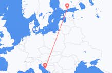 Flyg från Zadar till Helsingfors