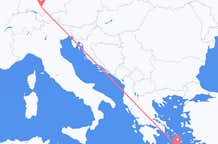 Flights from Memmingen to Santorini