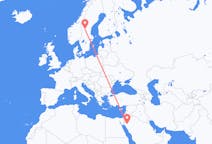 Flights from Tabuk, Saudi Arabia to Sveg, Sweden