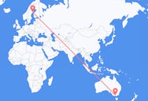 Flüge von Melbourne, Australien nach Umeå, Schweden