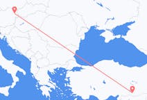 Flyreiser fra Sanliurfa, Tyrkia til Vienna, Østerrike