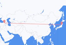 Flyreiser fra Yamagata, Japan til Kars, Tyrkia