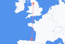 Flyg från Manchester, England till Bilbao, Spanien
