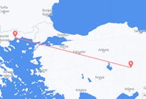 Vols de Kayseri, Turquie vers la préfecture de Kavala, Grèce