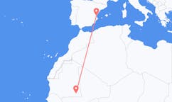 Flyg från Nema, Mauretanien till Valencia, Mauretanien