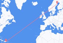 Flyrejser fra Santo Domingo, Den Dominikanske Republik til Skellefteå, Sverige