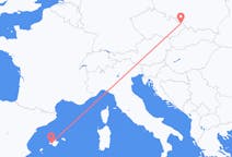 Flights from Palma de Mallorca, Spain to Ostrava, Czechia