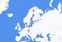 Flights from Pajala, Sweden to Linz, Austria
