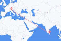 Flights from Sigiriya to Verona