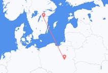 Vluchten van Linköping, Zweden naar Warschau, Polen